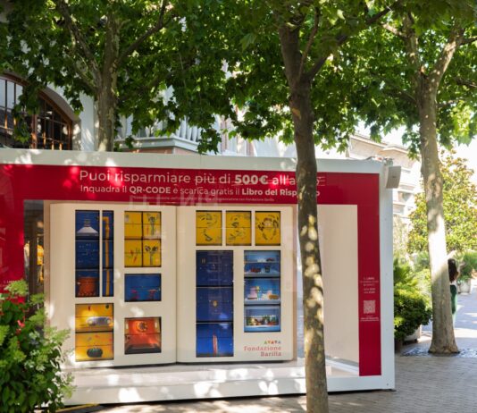 A Fidenza Village installazione di Fondazione Barilla contro spreco alimentare