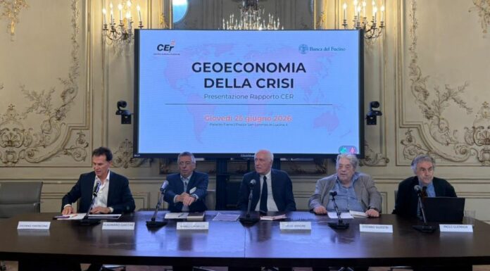 Geoeconomia della crisi, Banca del Fucino ospita la presentazione del Rapporto CER