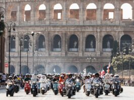 Piaggio, 25.000 Vespa da 67 Paesi sfilano per Roma