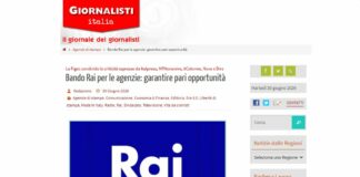 Bando Rai per le agenzie di stampa, Figec “Non garantisce pari opportunità”