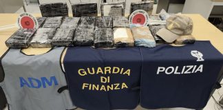 In auto con 23 kg di cocaina, cittadino tedesco arrestato al Porto di Civitavecchia