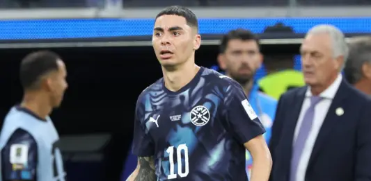 Paraguay, Almiron becomes first to be sent off for covering mouth
