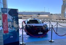 La Maserati del Nucleo Radiomobile dei Carabinieri di Roma in mostra all’aeroporto di Fiumicino