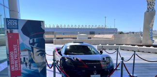 La Maserati del Nucleo Radiomobile dei Carabinieri di Roma in mostra all’aeroporto di Fiumicino