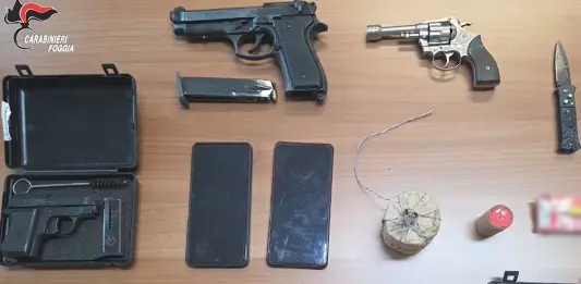 Tentato omicidio nel Foggiano, un fermo e armi sequestrate a San Giovanni Rotondo