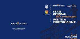 Corecom Sicilia, venerdì a Palermo gli “Stati Generali della Comunicazione Politica e Istituzionale”