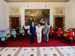 80° anni Vespa, Meloni riceve vertici Piaggio “Tra icone italiane più amate”