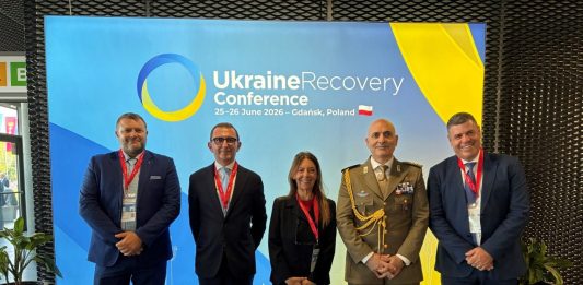 Ukraine Recovery Conference 2026: Aid e Dna a Danzica per il sostegno alla ricostruzione dell’Ucraina