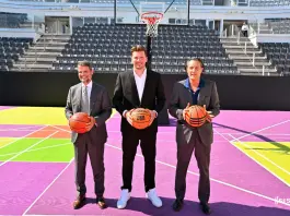 Il Foro Italico si trasforma in arena di basket e Luka Doncic va a canestro