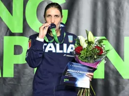 Agli Europei di scherma Arianna Errigo è medaglia d’argento nel fioretto
