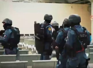 All’aeroporto di Roma Fiumicino l’esercitazione antiterrorismo della Polizia di Stato