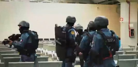 All’aeroporto di Roma Fiumicino l’esercitazione antiterrorismo della Polizia di Stato