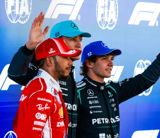 F1, Russell in pole davanti ad Hamilton e Antonelli a Barcellona. Leclerc a muro, partirà 10°
