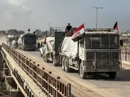 Dall’Egitto un nuovo convoglio umanitario verso Gaza