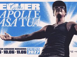 Geolier live al Maradona il 9, 10 e 11 giugno 2027 con “Napoli è casa tua”