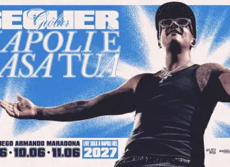 Geolier live al Maradona il 9, 10 e 11 giugno 2027 con “Napoli è casa tua”