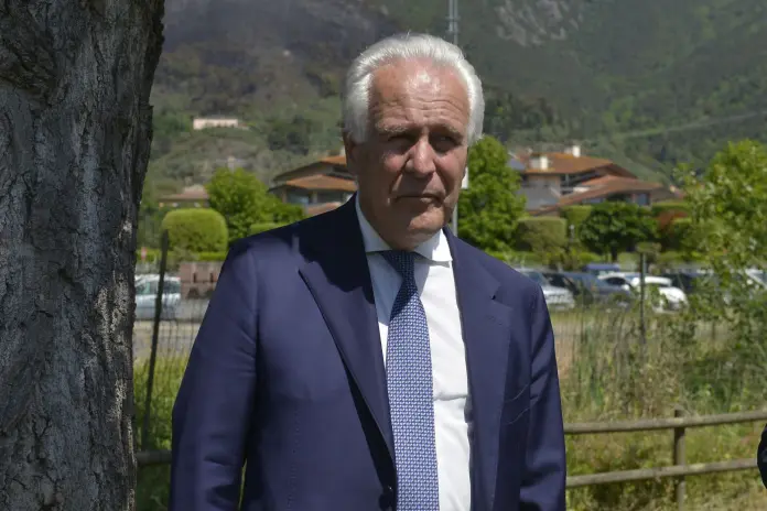 Asciano, incendio Monte Faeta, Il Presidente della Regione Toscana Eugenio Giani in visita ad Asciano