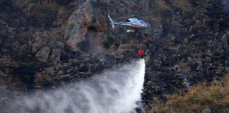 Incendi in provincia di Palermo, le fiamme avvolgono Monte d’Oro
