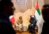 Bilaterale tra Meloni e il presidente degli Emirati Arabi Uniti, focus sulla libertà di navigazione a Hormuz