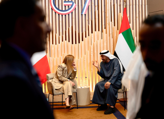 Bilaterale tra Meloni e il presidente degli Emirati Arabi Uniti, focus sulla libertà di navigazione a Hormuz