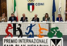 Premio Fair Play Menarini presentato al Coni, il 2 luglio la trentesima edizione a Firenze