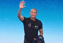 Luca Parmitano e la commozione dei numeri uno