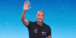 Luca Parmitano e la commozione dei numeri uno