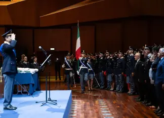 Giuramento a Roma per 275 commissari di Polizia, cerimonia con Pisani e Piantedosi