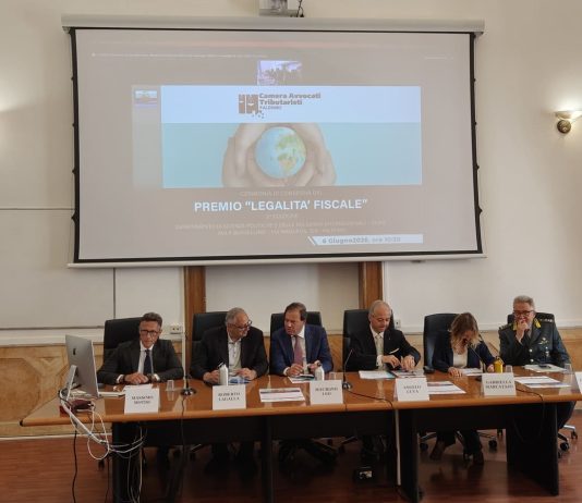 A Palermo consegnato il Premio Legalità fiscale al viceministro dell’Economia Maurizio Leo