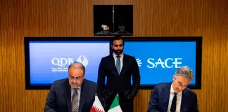 Sace e Qatar Development Bank, accordo di riassicurazione a supporto dell’export