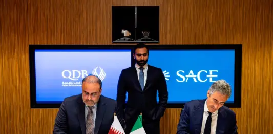 Sace e Qatar Development Bank, accordo di riassicurazione a supporto dell’export