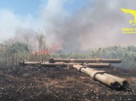 Per domenica 21 giugno confermato il livello “Medio” per il pericolo di incendio nella zona di Cagliari