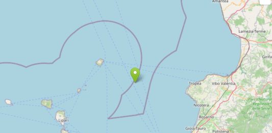 Terremoto al largo della costa Calabrese, scossa di magnitudo 4.7