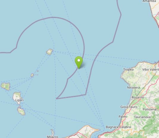 Terremoto al largo della costa Calabrese, scossa di magnitudo 4.7