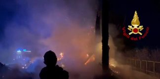 Ancora fiamme nel Parco archeologico naturalistico di Longola