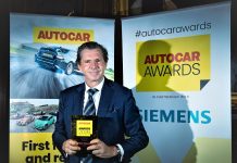 Fiat, il CEO Olivier Francois riceve il prestigioso Editors’ Award agli Autocar Awards 2026