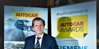 Fiat, il CEO Olivier Francois riceve il prestigioso Editors’ Award agli Autocar Awards 2026