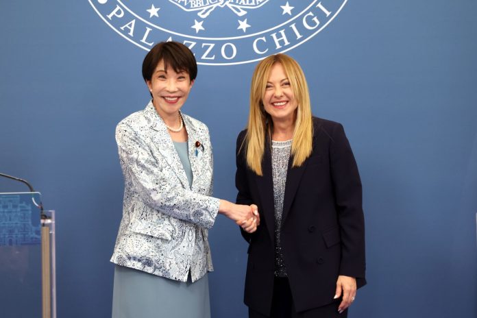 Politica: Giorgia Meloni, incontra incontra il Primo Ministro del Giappone Sanae Takaichi.