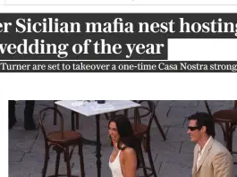“Sicilia covo di mafia”, polemiche per il titolo del Telegraph sul matrimonio di Dua Lipa