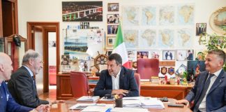 Infrastrutture in Liguria, incontro tra Salvini e il presidente Bucci