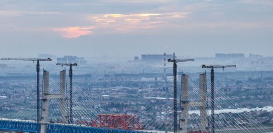 Cina: completato ponte Chongqi sullo Yangtze tra Shanghai e il Jiangsu (3)