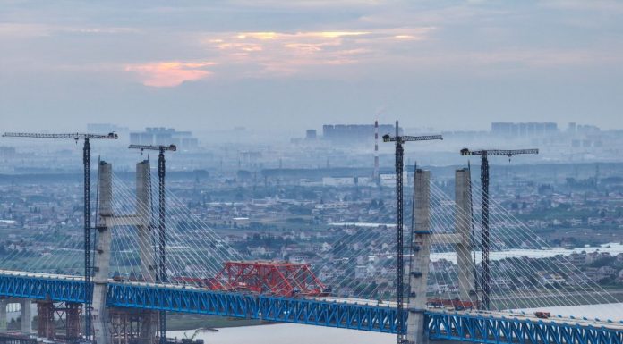 Cina: completato ponte Chongqi sullo Yangtze tra Shanghai e il Jiangsu (3)