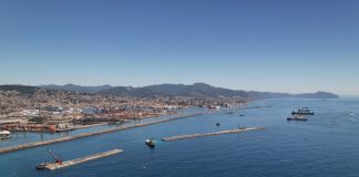 Webuild, la nuova diga foranea di Genova avanza in mare aperto: posato il ventiquattresimo cassone
