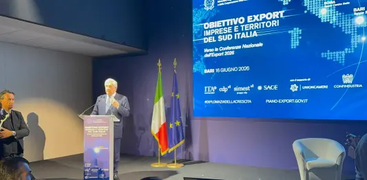 Export, Tajani “Obiettivo 700 miliardi entro il 2027, il Sud cresce più del Nord”