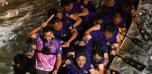 Cina: Diejiao ospita gara per il Dragon Boat Festival (3)