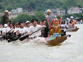 Cina: Fujian ospita competizioni per celebrare Dragon Boat Festival (2)