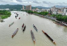Cina: Fujian ospita competizioni per celebrare Dragon Boat Festival (3)