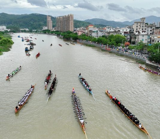 Cina: Fujian ospita competizioni per celebrare Dragon Boat Festival (3)