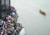 Cina: sul fiume Miluo le finali della Dragon Boat Super League (1)
