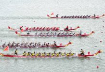 Cina: sul fiume Miluo le finali della Dragon Boat Super League (2)
